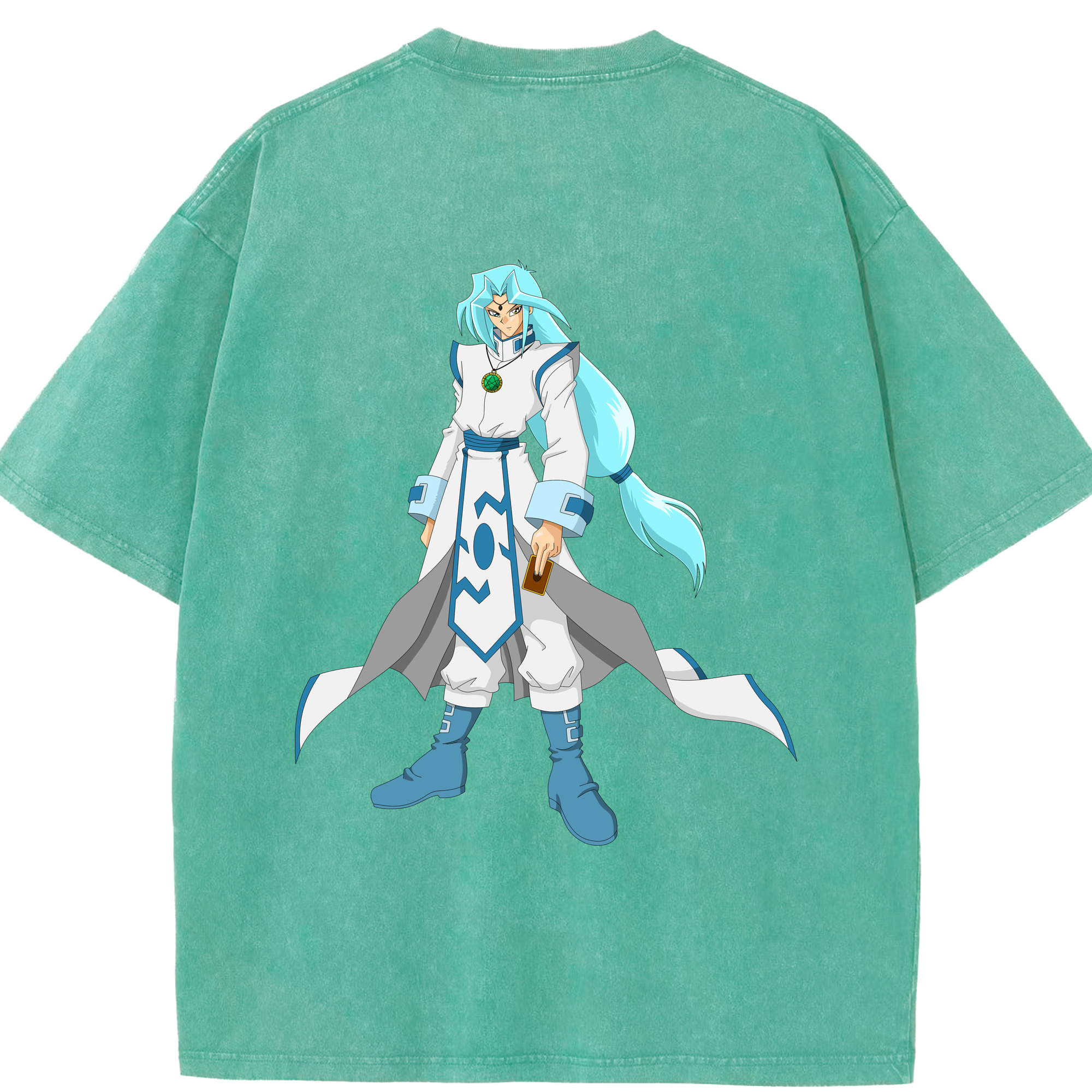 （画像用） 遊☆戯☆王 Yu-Gi-Oh! 綿100% ヴィンテージ風 半袖Tシャツ（背面プリント）